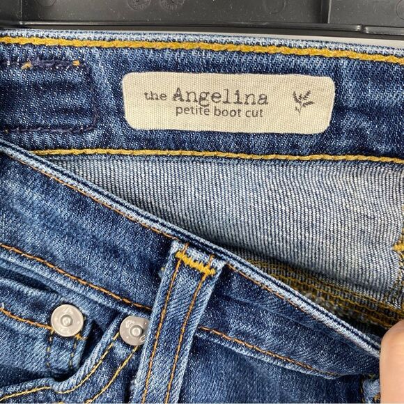 Adriano Goldschmied The Angelina Boot Cut Women's Boot Cut Jeans in Deep Blue 24 - Picture 2 of 5